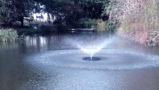 Floating Fountains by Pro-Water Contracts