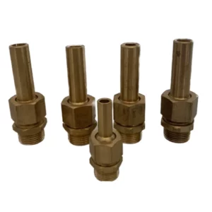 Solid Brass Adjustable Fountain Jet For Fountain Rings And Spray Lines